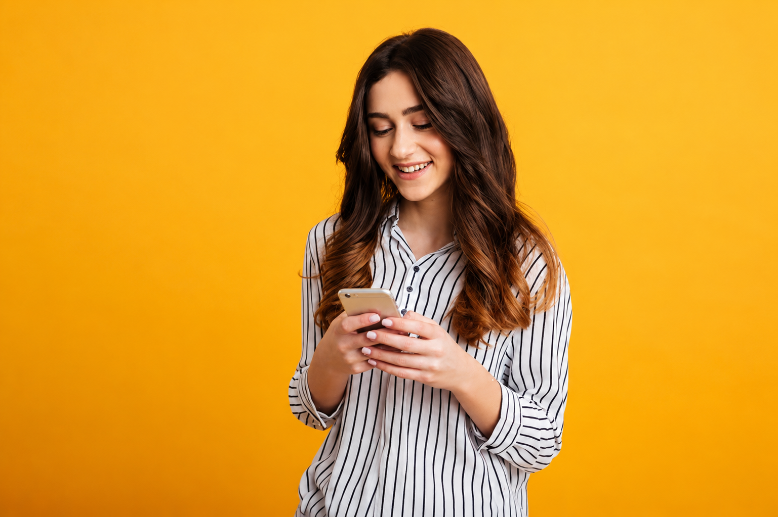 Customer managing bookings on a phone